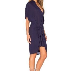 new w/ tags - Navy Euphoria Shirt Dress